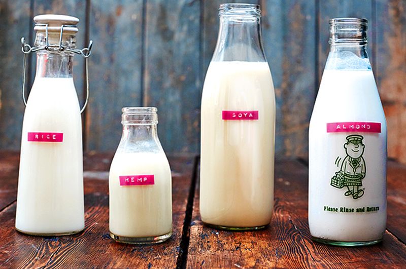 Plant-based milk. 